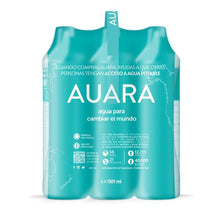 Cargar imagen en el visor de la galería, AUARA pack 6 botellas 100% material reciclado r-PET de 1.501 ml