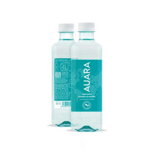 AUARA pack 24 botellas 100% material reciclado r-PET de 501 ml